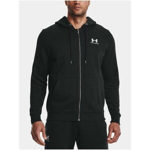 Čierna mikina Under Armour UA Essential Fleece FZ Hood vyobraziť