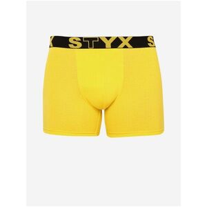 Boxerky pre mužov STYX - žltá, čierna vyobraziť