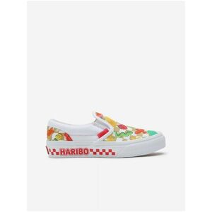 Biele detské vzorované slip on tenisky VANS Haribo vyobraziť