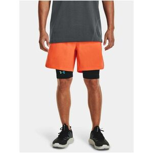 Oranžové športové kraťasy Under Armour UA Peak Woven Shorts vyobraziť