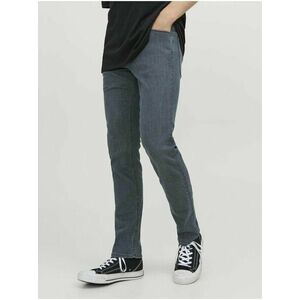 Tmavomodré pánske slim fit džínsy Jack & Jones Glenn vyobraziť