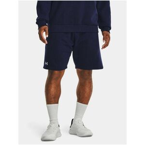 Tmavomodré kraťasy Under Armour UA Rival Fleece Shorts vyobraziť