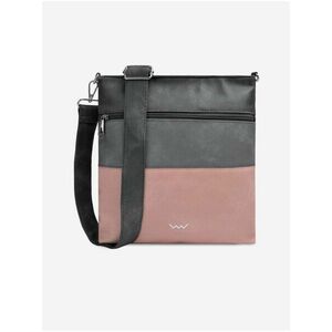 Ružovo-šedá dámska crossbody kabelka VUCH Prisco Grey vyobraziť