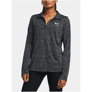 Čierne športové tričko Under Armour Tech 1/2 Zip-Twist vyobraziť