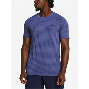 Fialové pánske tričko Under Armour Vanish Seamless Grid SS vyobraziť