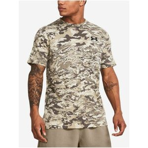 Hnedé pánske maskáčové tričko Under Armour UA ABC CAMO SS vyobraziť