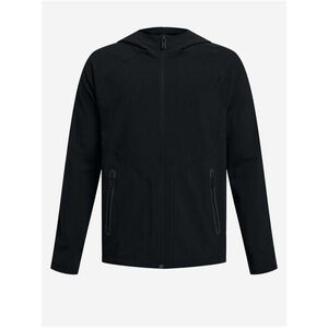 Čierna chlapčenská bunda Under Armour UA B Unstoppable Full Zip vyobraziť