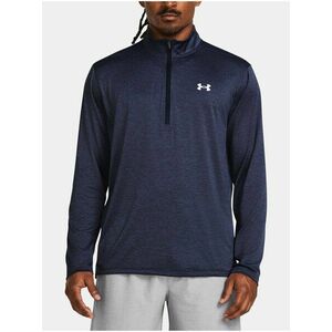 Tmavomodré pánske tričko Under Armour UA Tech Vent 1/2 Zip vyobraziť