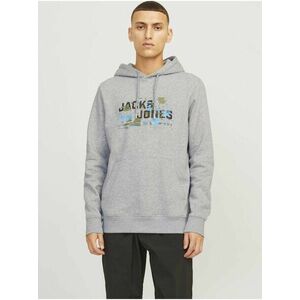 JACK & JONES Mikina sivá vyobraziť