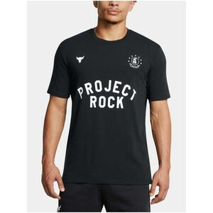 Čierne pánske tričko Under Armour UA Project Rock Badge Of Honor vyobraziť