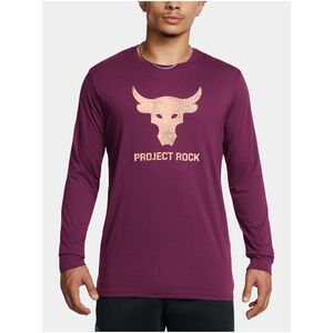 Fialové pánske tričko Under Armour UA Project Rock Brahma Bull vyobraziť