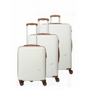 Súprava cestovných kufrov Travelite Bali S, M, L White/Cognac vyobraziť