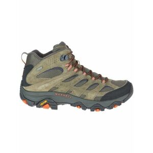 Zelené pánske členkové outdoorové tenisky MERRELL Moab 3 Mid GTX vyobraziť