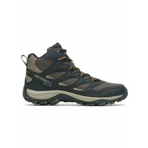 Hnedo-čierne pánske členkové outdoorové tenisky MERRELL West Rim Sport Mid GTX vyobraziť