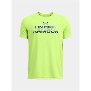 Chlapčenské tričko Under Armour UA Tech Split Wordmark SS vyobraziť