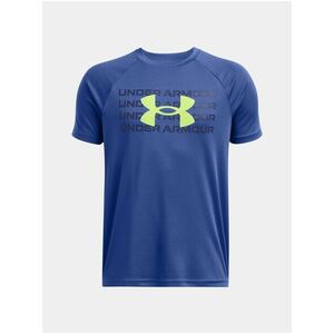 Chlapčenské tričko Under Armour UA B TECH WM LOGO SS vyobraziť