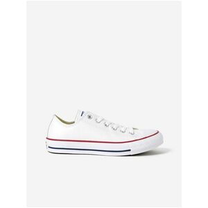 Biele kožené tenisky Converse Chuck Taylor vyobraziť