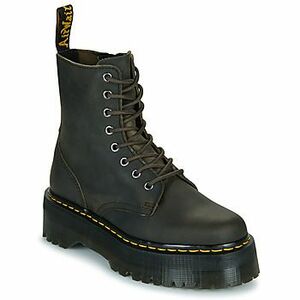 Polokozačky Dr. Martens Jadon Charcoal Grey Burnished Waxy Pull Up vyobraziť