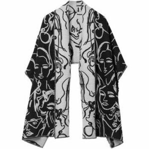 Kabáty Desigual PONCHO_FACE 24WAIA19 vyobraziť