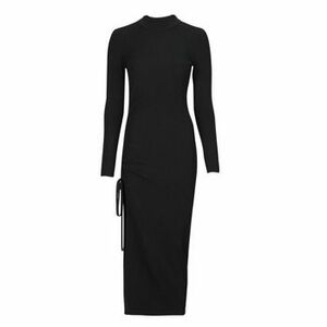 Dlhé šaty MICHAEL Michael Kors MERINO RUCHED MIDI DRESS vyobraziť