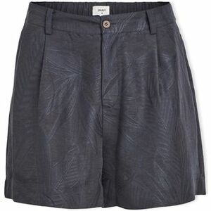 Šortky/Bermudy Object Hannima Shorts - Black vyobraziť