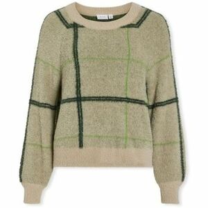 Svetre Vila Hallo New Knit - Doeskin/Scarab vyobraziť