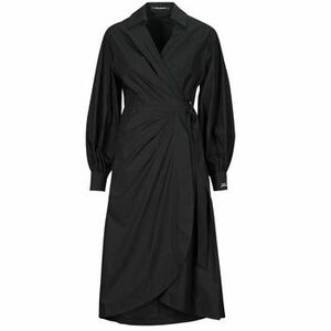 Dlhé šaty Karl Lagerfeld WRAP SHIRT DRESS vyobraziť