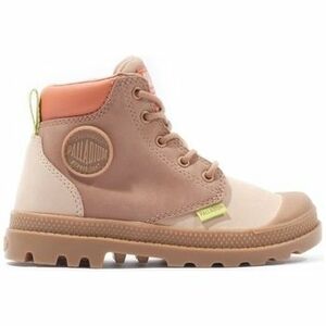 Čižmy Palladium Pampa HI Cuff Kids Boots - Beige Tan/Nude Brown vyobraziť