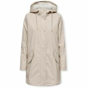 Kabáty Only Noos Sally Jacket - Oatmeal/White vyobraziť