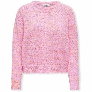 Svetre Only Beauty Knit - Pink Lady/Multi vyobraziť