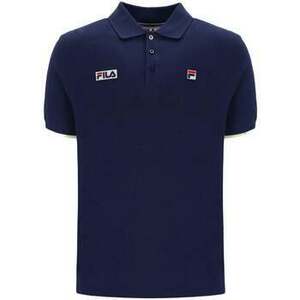 Tričká a polokošele Fila Pablo Three Button Tipped Polo Shirt Navy/Lemonade vyobraziť