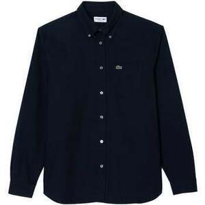 Košele s dlhým rukávom Lacoste Regular Fit Oxford Shirt Navy Blue vyobraziť