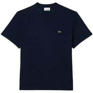 Tričká a polokošele Lacoste Chest Pocket Cotton T-Shirt Midnight Blue vyobraziť