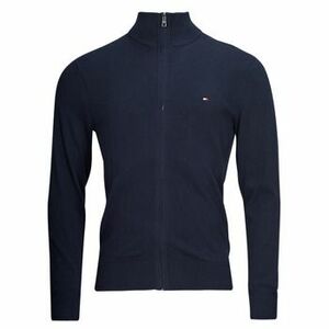 Vesty bez rukávov/Cardigany Tommy Hilfiger PIMA ORG CTN CASHMERE ZIP THRU vyobraziť