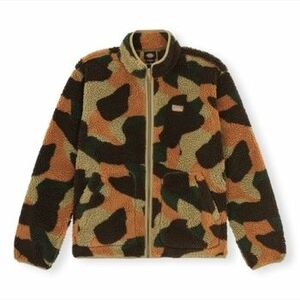 Kabáty Dickies Mount Hope Camo Fleece - Military Green vyobraziť