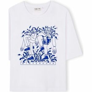 Mikiny Skfk T-Shirt Patpat x - White vyobraziť