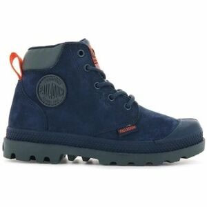 Čižmy Palladium Kids Pampa Hi Cuff Waterproof - Mood Indigo vyobraziť