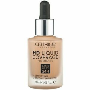 Make-upy a podkladové bázy Catrice HD Coverage Liquid Foundation - 46 Camel Beige vyobraziť