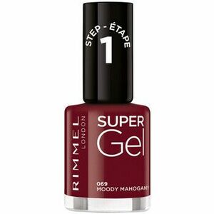 Laky na nechty Rimmel London Super Gel Nail Polish - 69 Moody Mahogany vyobraziť