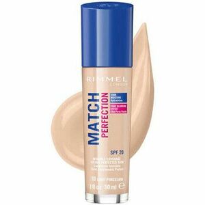 Make-upy a podkladové bázy Rimmel London Match Perfection Foundation - 10 Light Porcelain vyobraziť