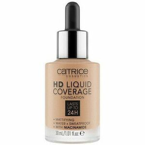 Make-upy a podkladové bázy Catrice HD Coverage Liquid Foundation - 50 Rosy Ash vyobraziť