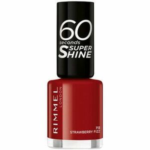 Laky na nechty Rimmel London 60 Seconds Super Shine Nail Polish - 713 Strawberry Fiz vyobraziť