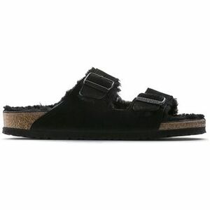 Sandále Birkenstock Arizona Shearling Narrow - Black vyobraziť