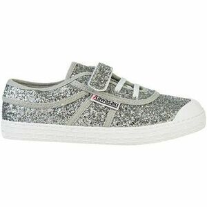 Módne tenisky Kawasaki Glitter Kids Shoe W/Elastic K202586 8889 Silver vyobraziť