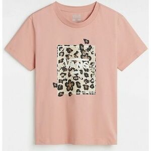 Tričká a polokošele Vans ANIMALIER BOXED CREW S vyobraziť