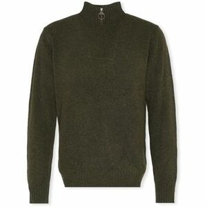 Svetre Barbour Lambswool Half Zip Knit - Seaweed vyobraziť