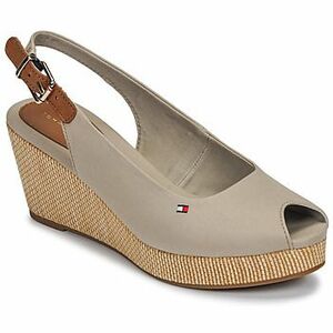 Sandále Tommy Hilfiger ICONIC ELBA SLING BACK WEDGE vyobraziť