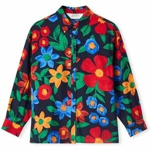 Blúzka Compania Fantastica COMPAÑIA FANTÁSTICA Shirt 12100 - Flowers 13 vyobraziť