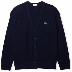 Kabáty Lacoste Cardigan AH0397 - Marine Blue vyobraziť