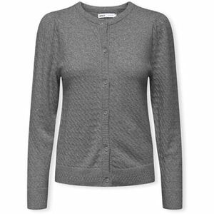 Svetre Only Katia Life Knit - Medium Grey Melange vyobraziť